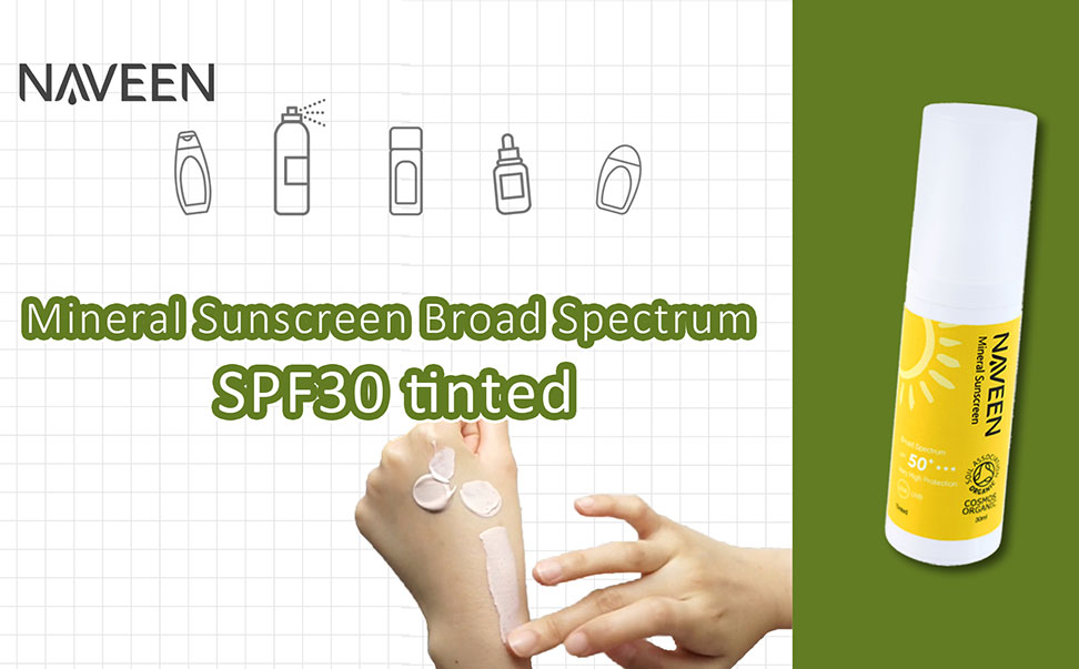 NAVEEN｜Mineral Sunscreen Broad Spectrum SPF30 tinted